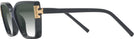 Square Black Tory Burch 4014U w/ Gradient Bifocal Reading Sunglasses View #3