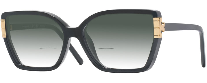 Square Black Tory Burch 4014U w/ Gradient Bifocal Reading Sunglasses View #1