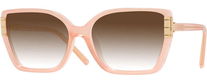 Square Transparent Orange Tory Burch 4014U w/ Gradient Progressive Reading Sunglasses View #1