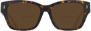 Rectangle Dark Tortoise Tory Burch 7167U Bifocal Reading Sunglasses View #2