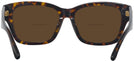 Rectangle Dark Tortoise Tory Burch 7167U Bifocal Reading Sunglasses View #4