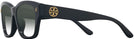 Rectangle Black Tory Burch 7167U w/ Gradient Progressive Reading Sunglasses View #3