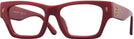 Rectangle Tory Red Tory Burch 7169U Single Vision Full Frame View #1