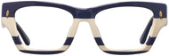 Navy Ivory Vintage Stripes #2