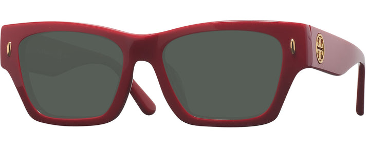 Rectangle,Cat Eye Tory Red W/ Solid Dark Green Tory Burch 7169U Progressive Reading Sunglasses View #1
