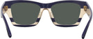 Rectangle,Cat Eye Navy Ivory Vintage Stripes W/ Solid Navy Tory Burch 7169U Progressive Reading Sunglasses View #4