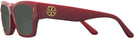Rectangle,Cat Eye Tory Red W/ Solid Dark Green Tory Burch 7169U Bifocal Reading Sunglasses View #3