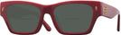 Rectangle,Cat Eye Tory Red W/ Solid Dark Green Tory Burch 7169U Bifocal Reading Sunglasses View #1