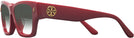 Rectangle,Cat Eye Tory Red W/ Solid Dark Green Tory Burch 7169U w/ Gradient Bifocal Reading Sunglasses View #3