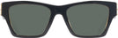 Square Black/grey Lens Tory Burch 7186U Progressive Reading Sunglasses View #2