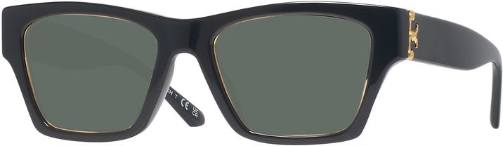 Square Black/grey Lens Tory Burch 7186U Progressive No Line Reading Sunglasses View #1