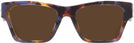 Square Blue Pearl Tortoise/blue Gradient Tory Burch 7186U Progressive Reading Sunglasses View #2