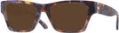 Square Blue Pearl Tortoise/blue Gradient Tory Burch 7186U Progressive Reading Sunglasses View #1