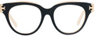 Round Black/ivory Tory Burch 7209U Single Vision Full Frame View #2