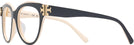 Round Black/ivory Tory Burch 7209U Single Vision Full Frame View #3