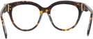 Round Brown Tortoise Tory Burch 7209U Progressive No-Lines View #4