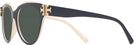 Round Black/ivory Tory Burch 7209U Progressive Reading Sunglasses View #3