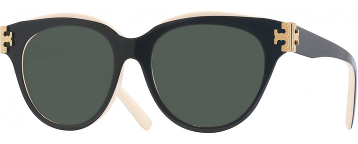 Round Black/ivory Tory Burch 7209U Progressive Reading Sunglasses View #1
