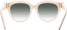 Round Black/ivory Tory Burch 7209U w/ Gradient Bifocal Reading Sunglasses View #4