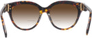 Round Brown Tortoise Tory Burch 7209U w/ Gradient Bifocal Reading Sunglasses View #4