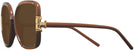 Oversized Transparent Camel/camel Tory Burch 9071U Progressive Reading Sunglasses View #3