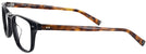 Square Black Varvatos 201 Single Vision Full Frame View #3