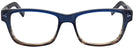 Square Navy Gradient Varvatos 361 Single Vision Full Frame View #2