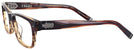 Square Red Wood Varvatos 361 Computer Style Progressive View #3