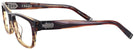 Square Red Wood Varvatos 361 Single Vision Full Frame View #3