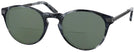 Round Smoke Varvatos 365L Bifocal Reading Sunglasses View #1