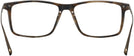 Rectangle Brown Varvatos 403 Single Vision Full Frame View #4