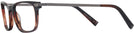 Rectangle Brown Varvatos 412 Single Vision Full Frame View #3