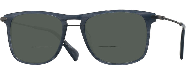 Square Blue/horn Varvatos V420 Bifocal Reading Sunglasses View #1