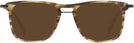 Square Olive/Horn Varvatos V420 Progressive No-Line Reading Sunglasses View #2