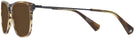 Square Olive/Horn Varvatos V420 Progressive No-Line Reading Sunglasses View #3