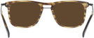 Square Olive/Horn Varvatos V420 Progressive No-Line Reading Sunglasses View #4