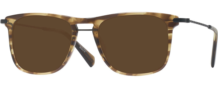 Square Olive/Horn Varvatos V420 Progressive Reading Sunglasses View #1