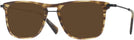 Square Olive/Horn Varvatos V420 Progressive No-Line Reading Sunglasses View #1