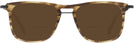 Square Olive/Horn Varvatos V420 Bifocal Reading Sunglasses View #2