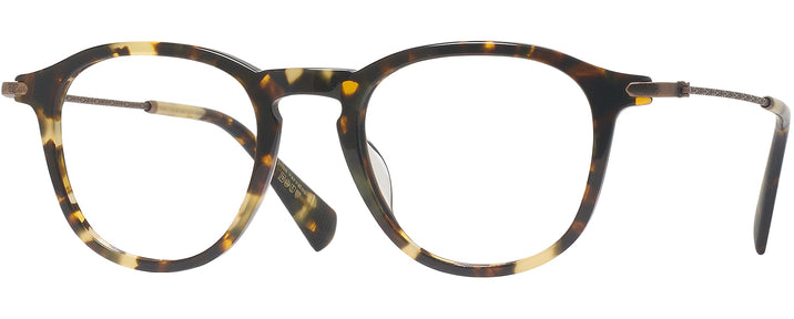 Round Olive/tortoise Varvatos V421 Single Vision Full Frame View #1