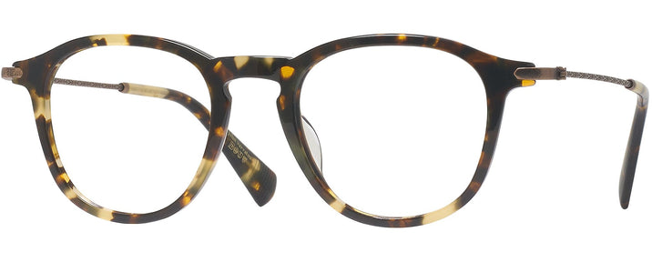 Round Olive/tortoise Varvatos V421 Progressive No-Lines View #1