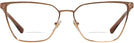 Square Rose Gold Versace 1275 Bifocal View #2