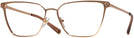 Square Rose Gold Versace 1275 Progressive No-Lines View #1