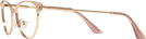 Cat Eye Rose Gold Versace 1277 Bifocal View #3