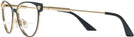Cat Eye Black/gold Versace 1277 Bifocal View #3