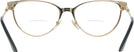 Cat Eye Black/gold Versace 1277 Bifocal View #4