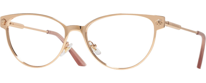 Cat Eye Rose Gold Versace 1277 Single Vision Full Frame View #1