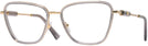 Butterfly Grey Transparent  Versace 1292 Single Vision Full Frame View #1