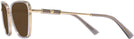 Butterfly Grey Transparent  Versace 1292 Progressive Reading Sunglasses View #3