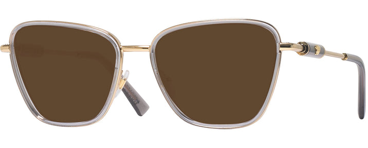 Butterfly Grey Transparent Versace 1292 Progressive Reading Sunglasses View #1